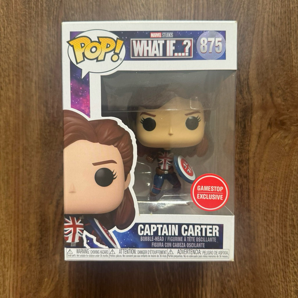 Game Stop Exclusive Funko Pop Marvel What If - Captain Carter #875
