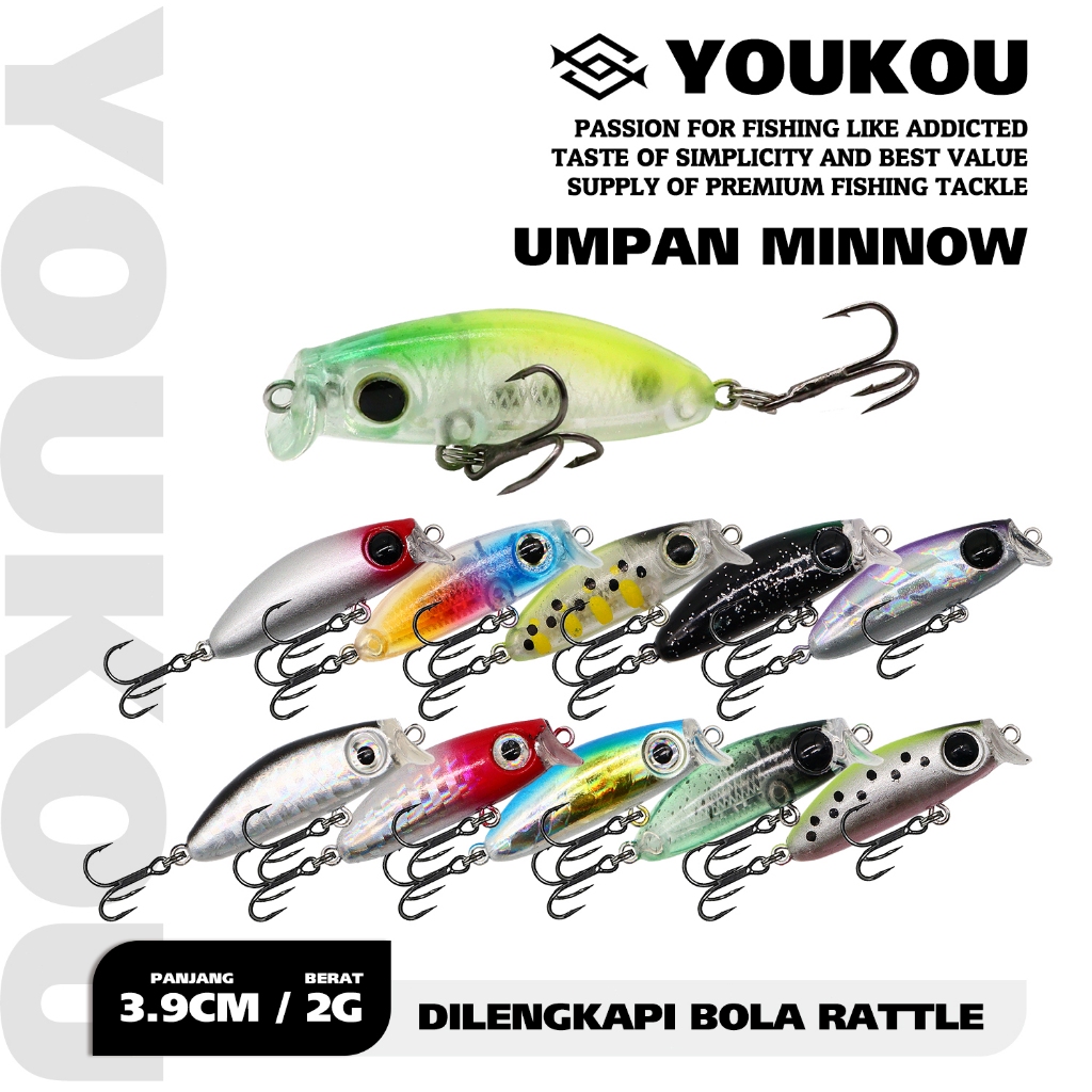 YOUKOU -  UMPAN 3D EFEK MATA IKAN UMPAN PANCING