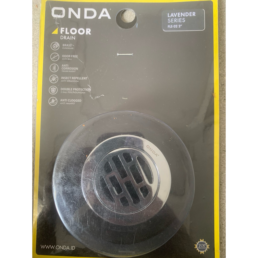 ~Hannah~Tutup Floor drain 2ins - Onda -