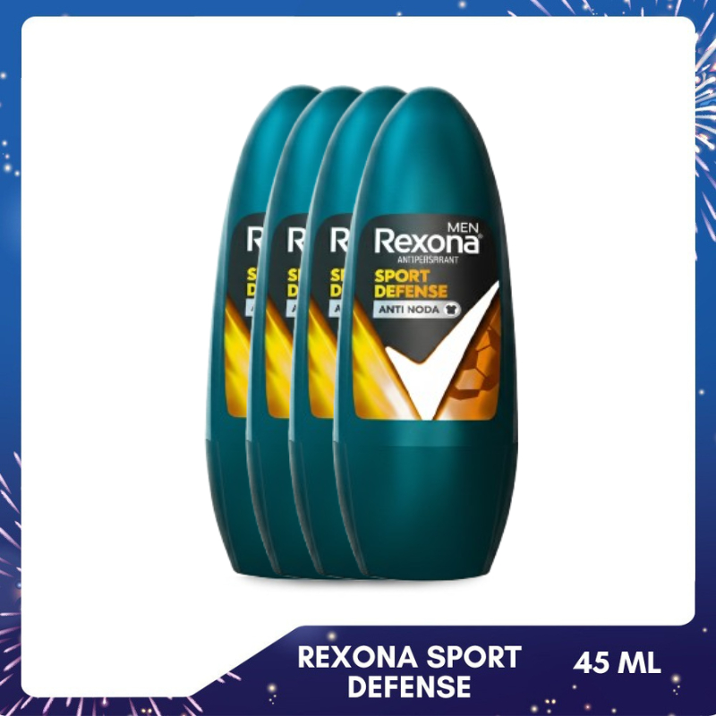 Rexona Men Anti-Perspirant Deodorant Roll On Sport Defense 45ml x4