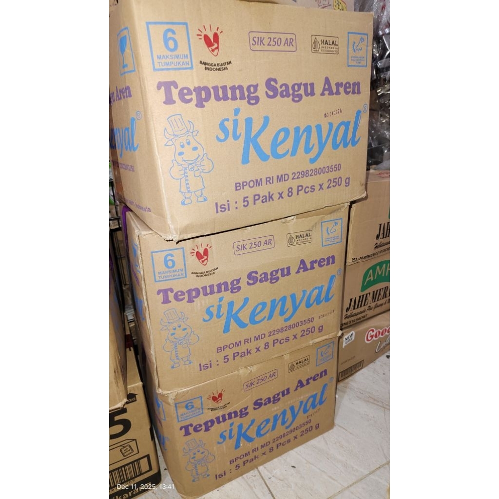Tepung Sagu Aren si Kenyal 1 dus isi 40 x 250gr