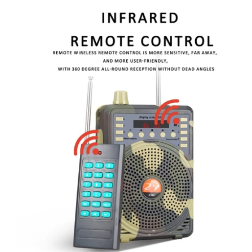 Bird Caller Speaker Buruan Bluetooth Pemanggil Buruan 48W Di Lengkapi Mic Fokus pada Pemandu Pengaja