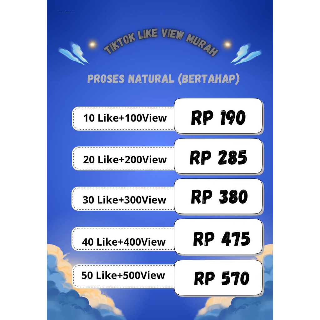 TikTok mini fyp like views