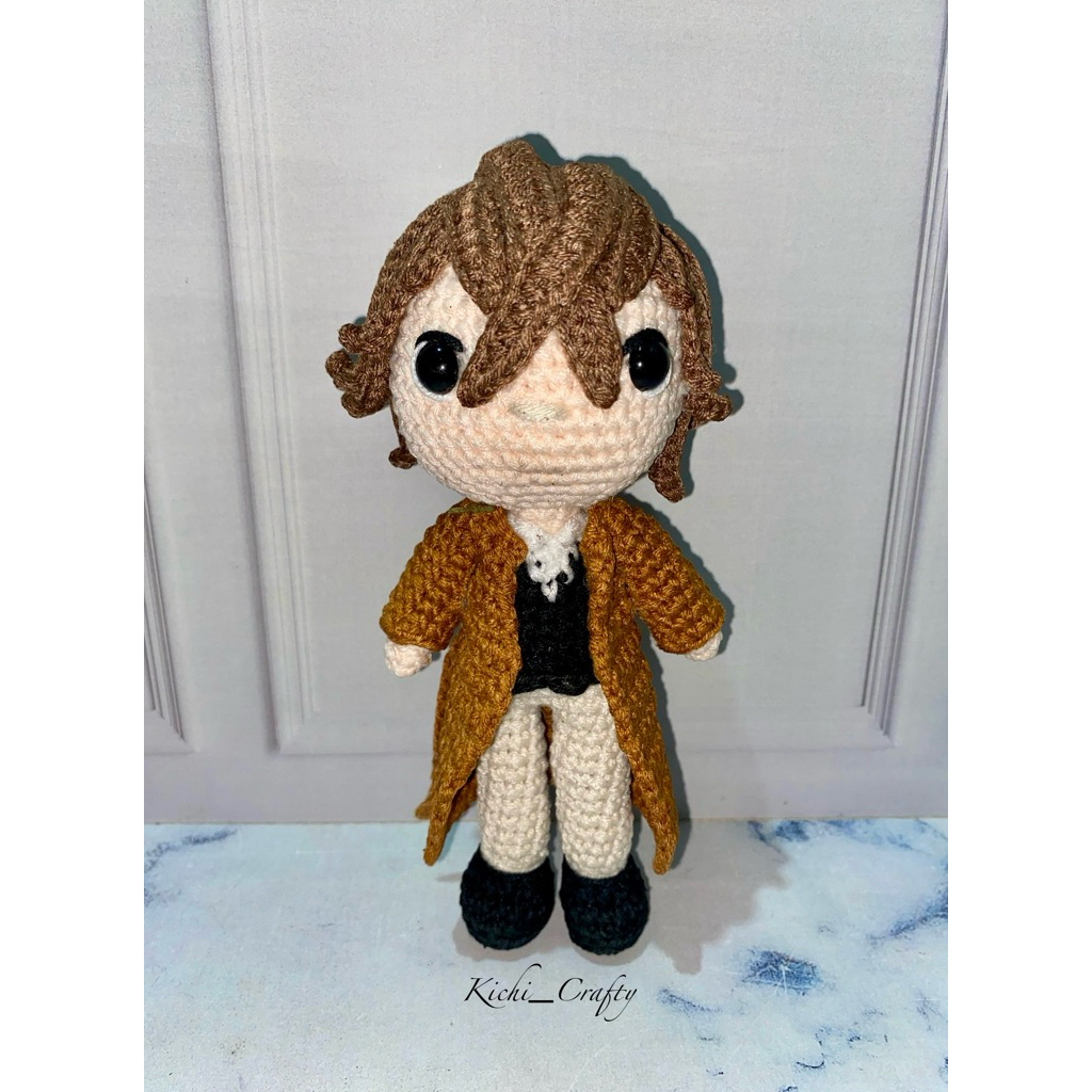 Osamu Dazai Rajut || Amigurumi Osamu Dazai
