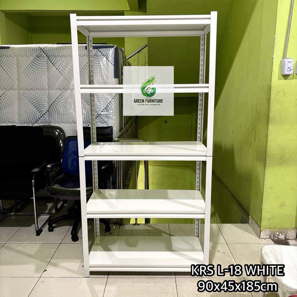 rak serbaguna besi KRS L18 Laundry rak besi rak arsip kantor rak gudang