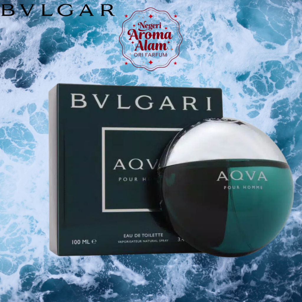 Parfum Pria Aroma Laut BVLGARI AQVA MARINE 100ML Original | EDT Spray Tahan Lama