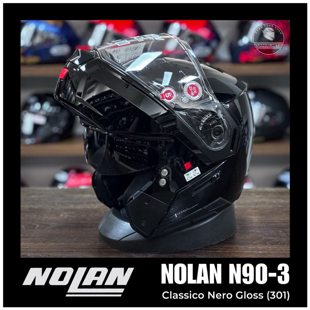 Nolan N90-3 Classico Nero Gloss (301) NOLAN N903
