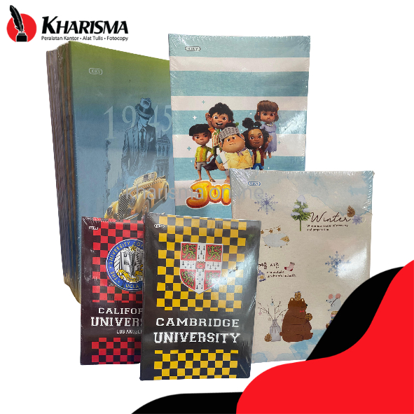 Buku Tulis Kiky Boxy 34 42 50 98 Lembar -Buku Tulis kiky Boxy 1Pack