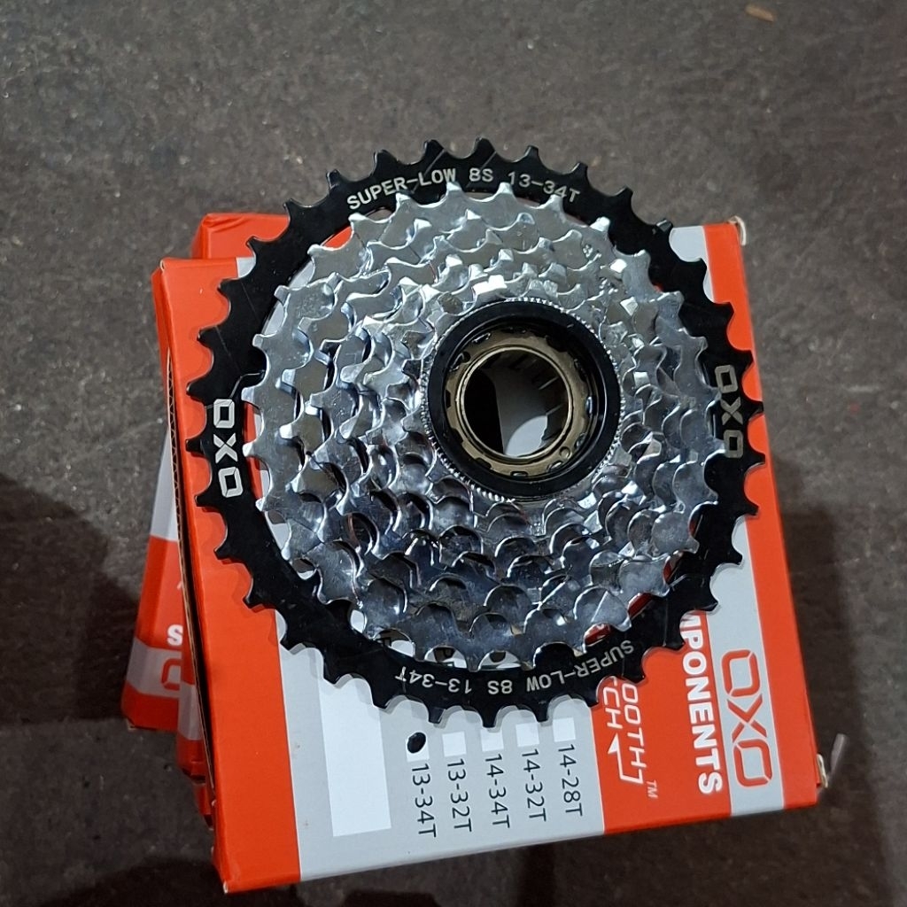 Gear Gir Freewheel Drat Oxo Megarange 8 Speed 13-34T