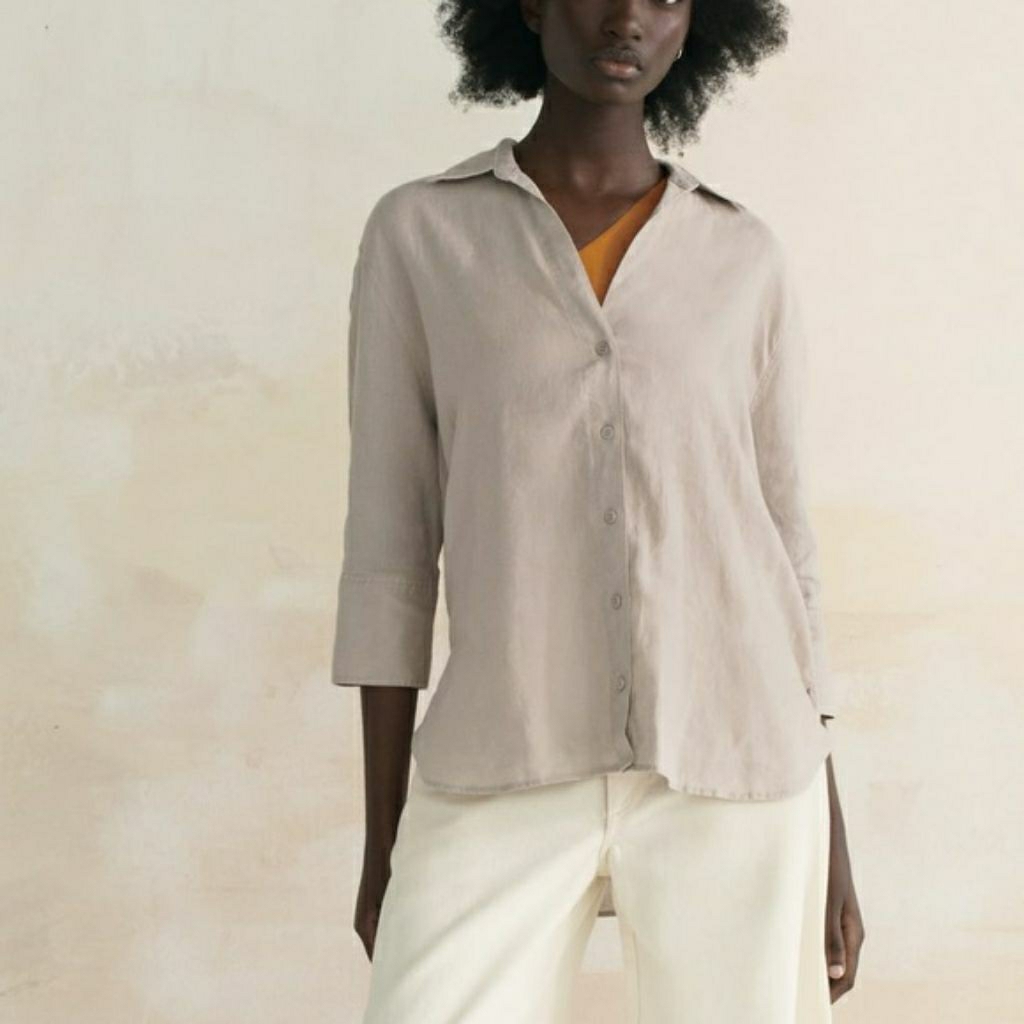 Kemeja Wanita Linen Zara