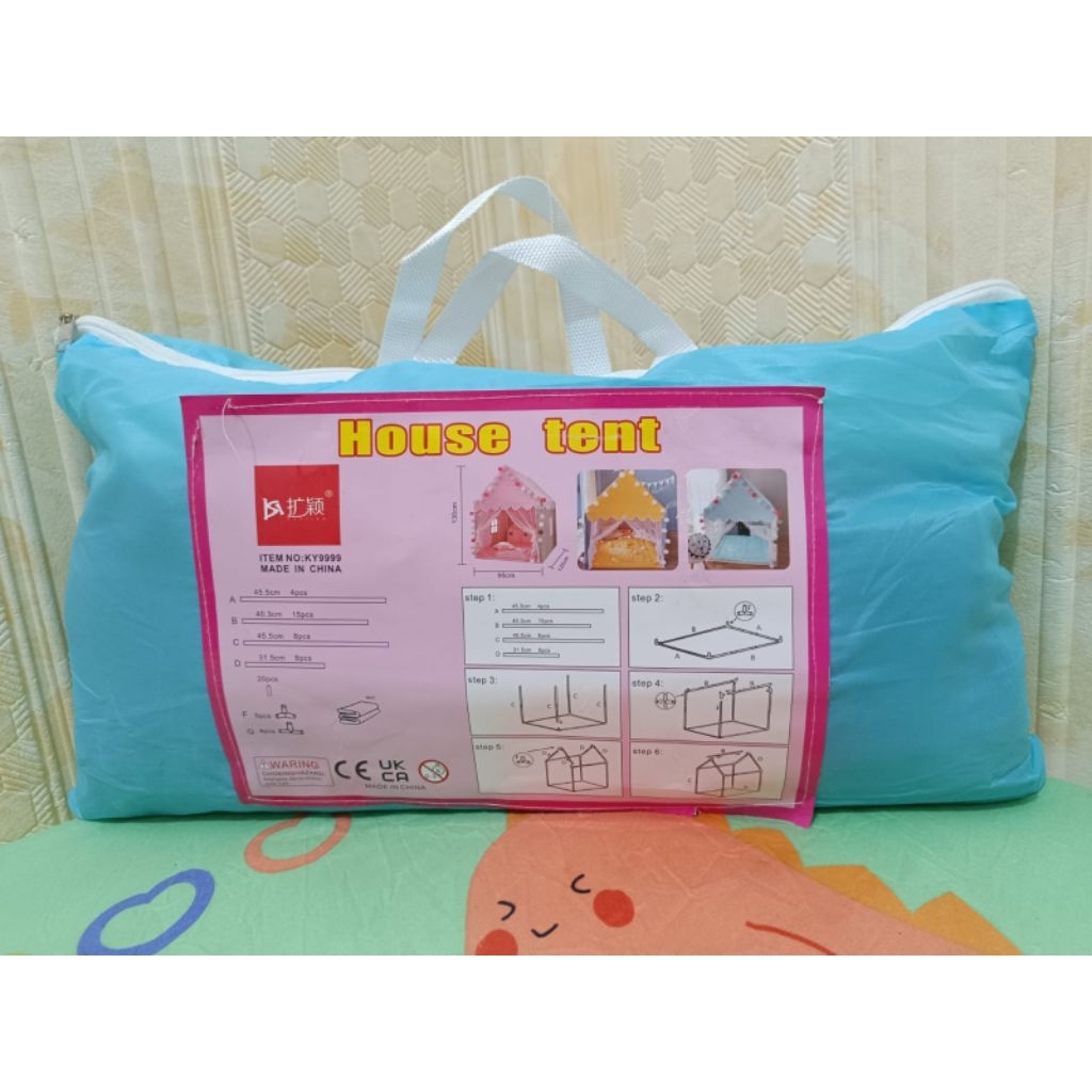 Mainan Tenda Princess Anak Model Rumah / Tenda Castle / Tenda Princess