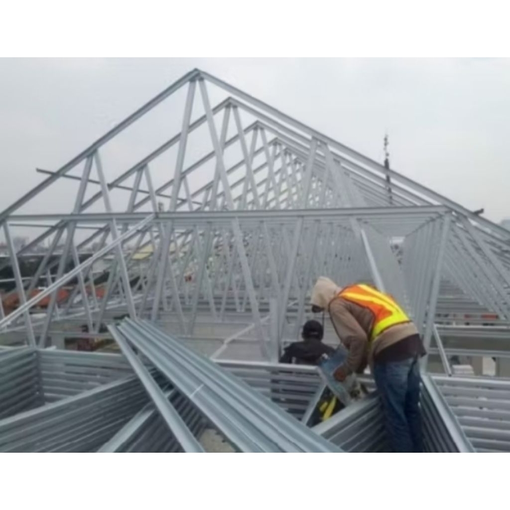 Rangka Baja Ringan 0,75 mm Terpasang