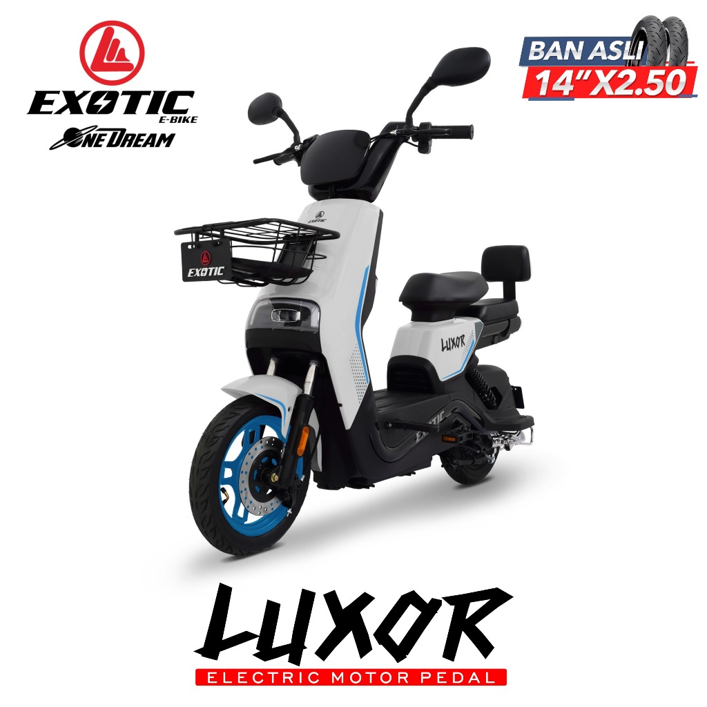 SEPEDA LISTRIK MURAH E-BIKE PACIFIC LUXOR. POWER 500 WATT