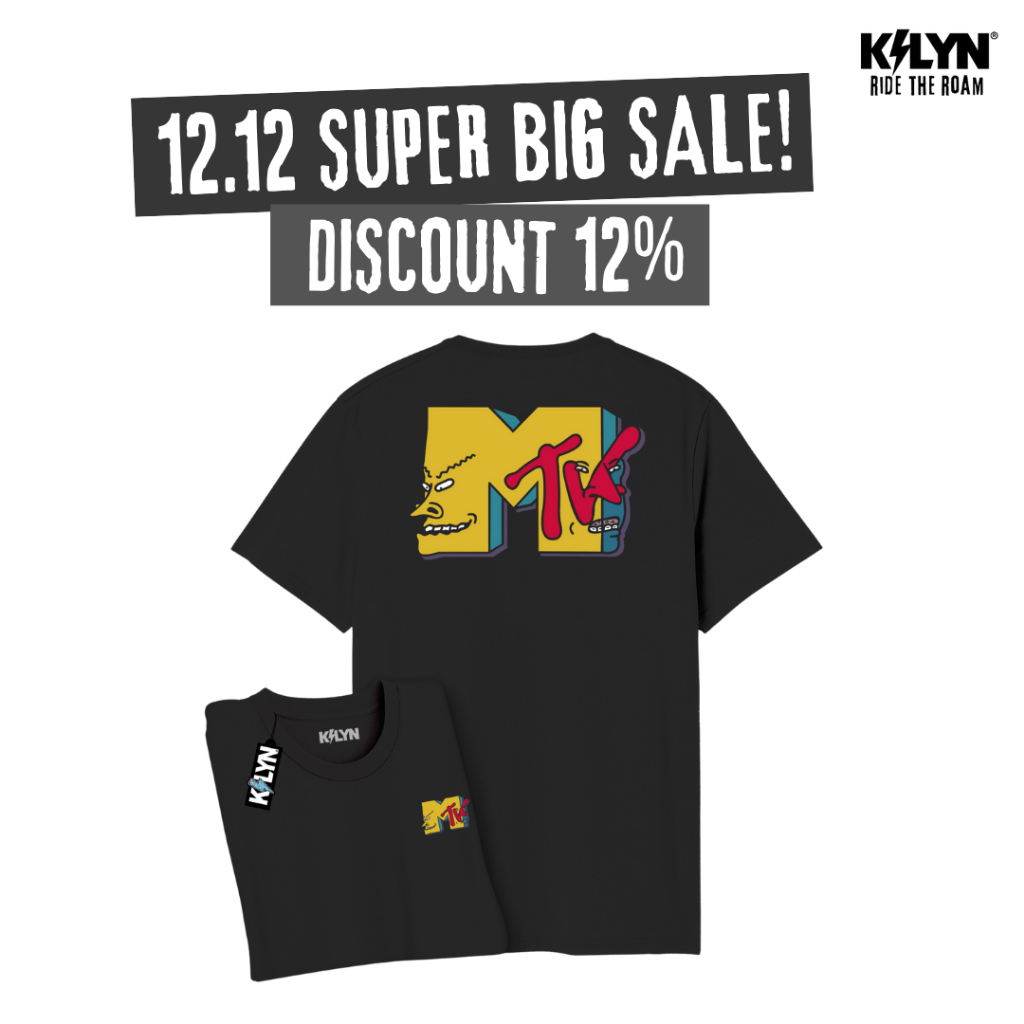 KILYN Kaos Streetwear Baju Skena T Shirt Distro 100% Cotton Katun 24s Pria Unisex MTV