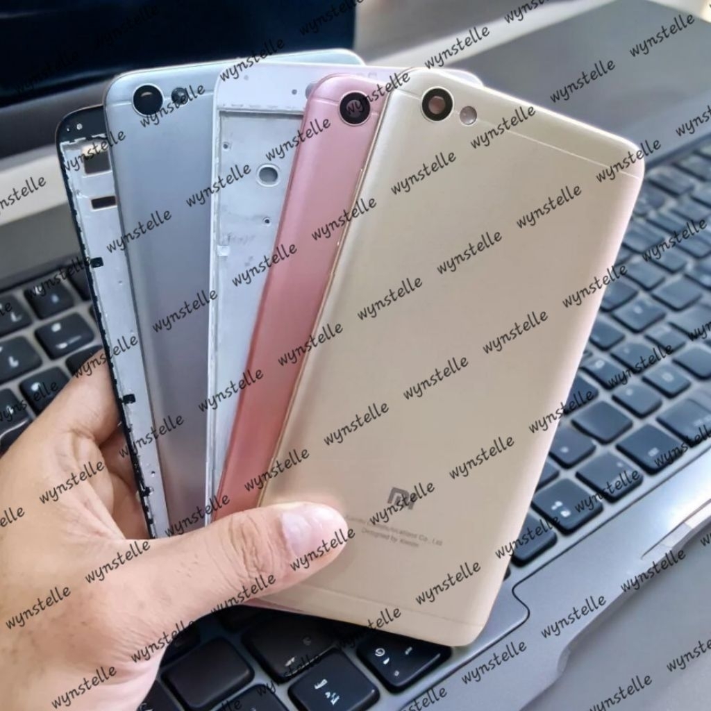 Housing Casing Kesing Full Set Xiaomi REDMI NOTE 5A BackDoor Tutup Belakang + Middle Frame LCD