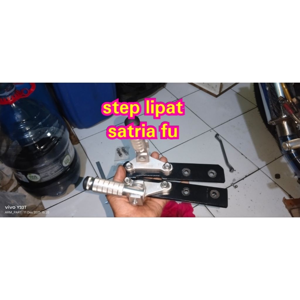 step belakang lipat satria fu underbond