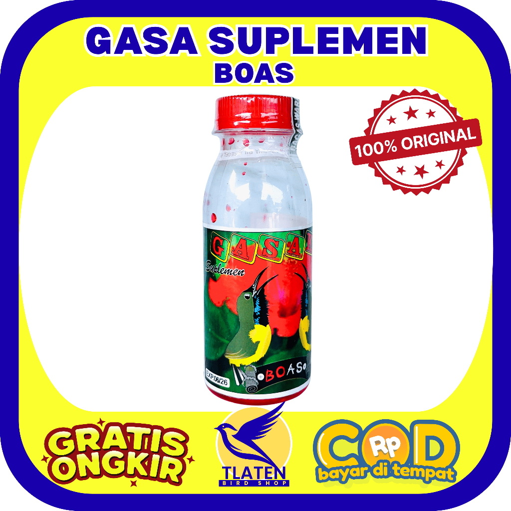 GASAK BOAS ORIGINAL nektar burung kolibri nextar sogon suplemen boas minuman burung sogon juara