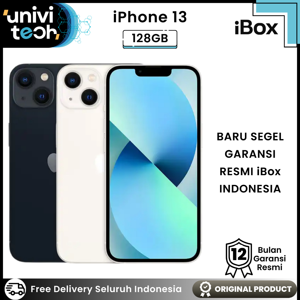 Apple iPhone 13 128GB Garansi Resmi iBox Indonesia Imei Terdaftar Kemenperin