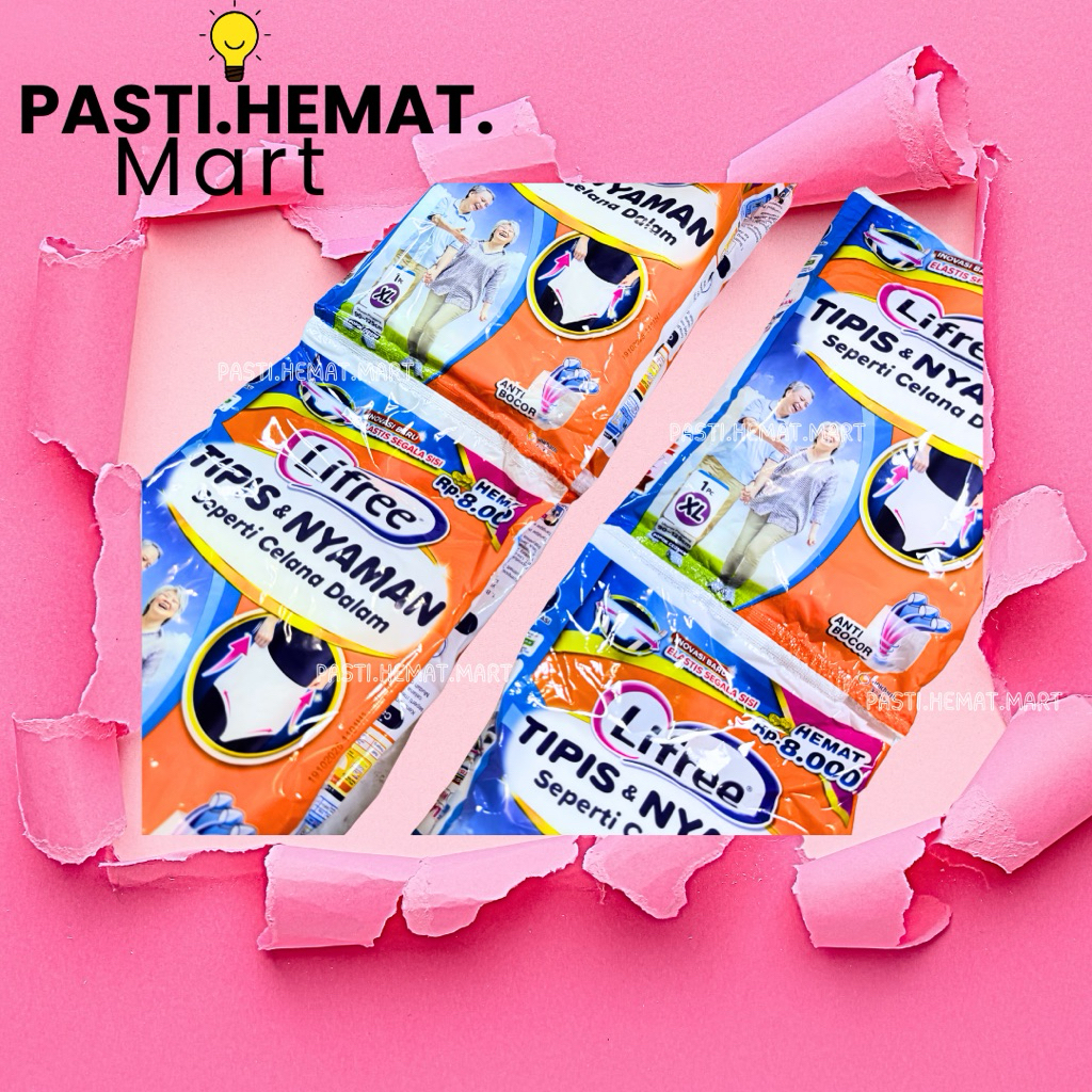 [PAKET USAHA] 1 DUS x 48 PCS Lifree Pampers Celana Dewasa Ukuran M / L / XL