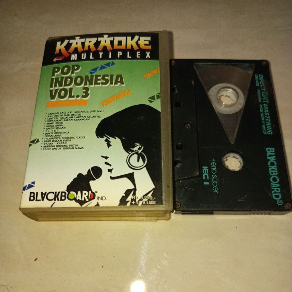 KASET KARAOKE MULTIPLEX POP INDONESIA VOL 3 JANGAN LAGI KAU MENANGIS UNTUKKU