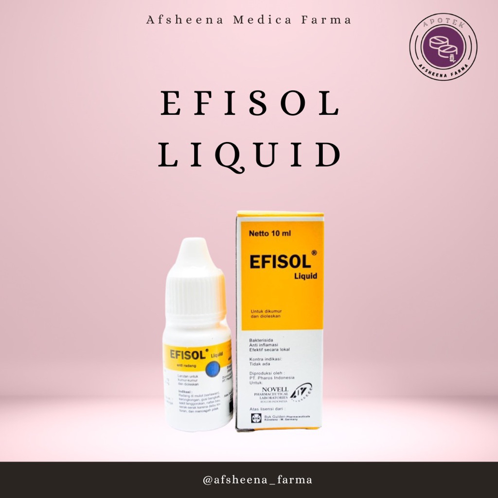 Efisol liquid | obat sariawan