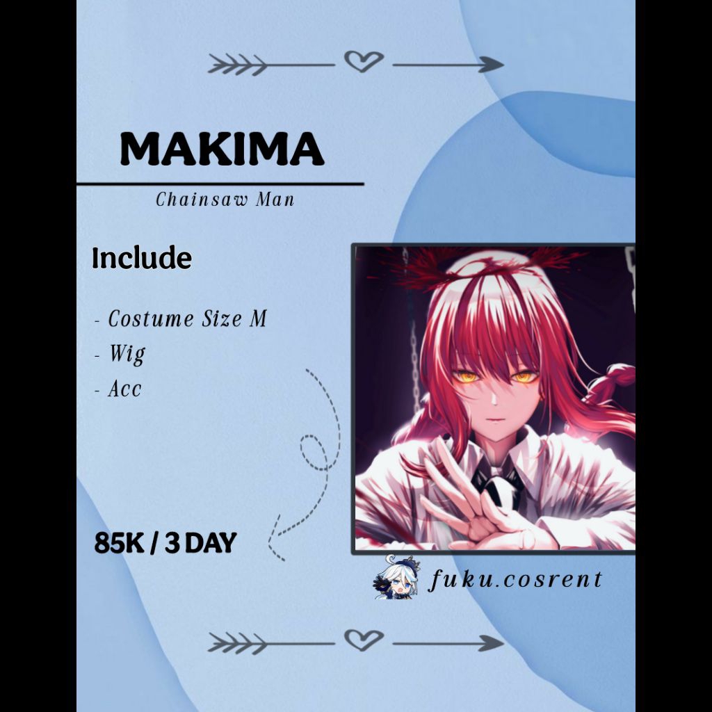 Rental Costume Makima Chainsaw Man