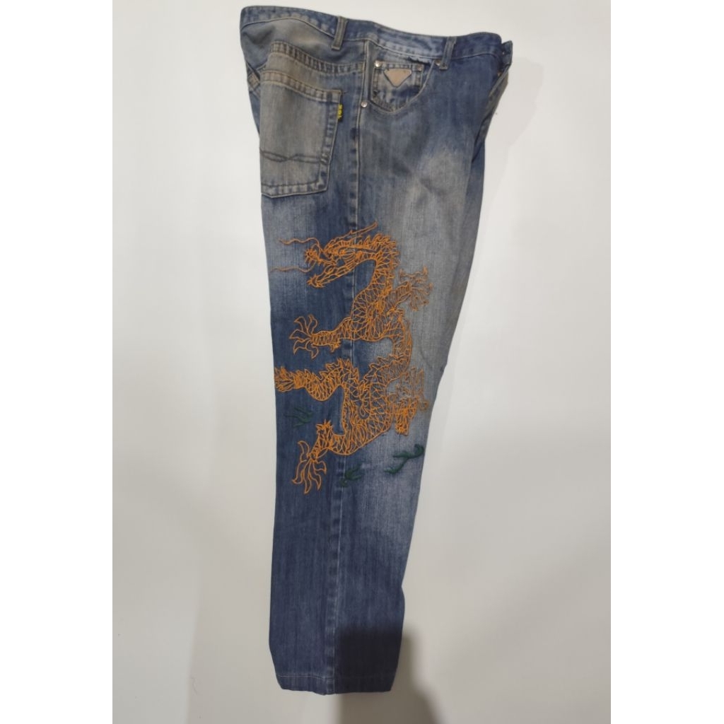 H.G.L Jeans Motif Naga Bordir