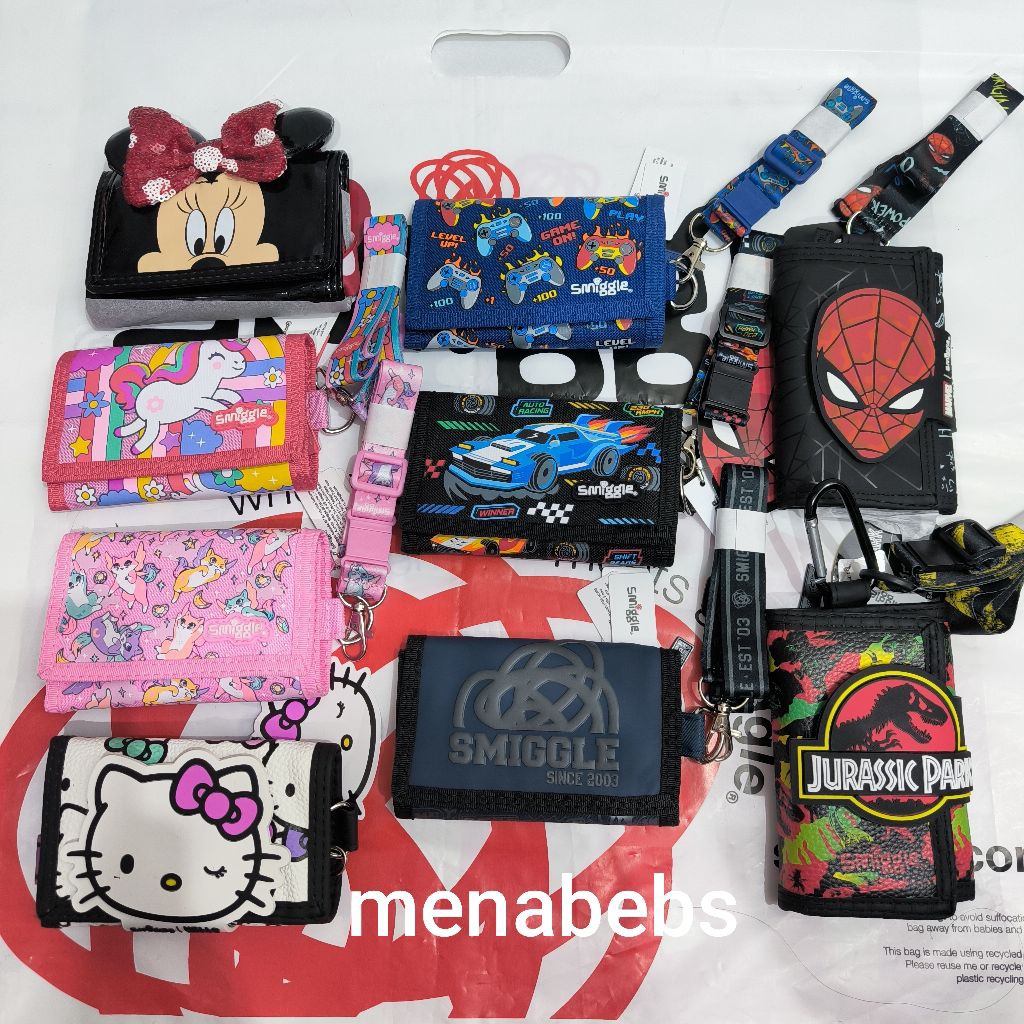 Smiggle Wallet with Lanyard original / dompet SALE Unicorn