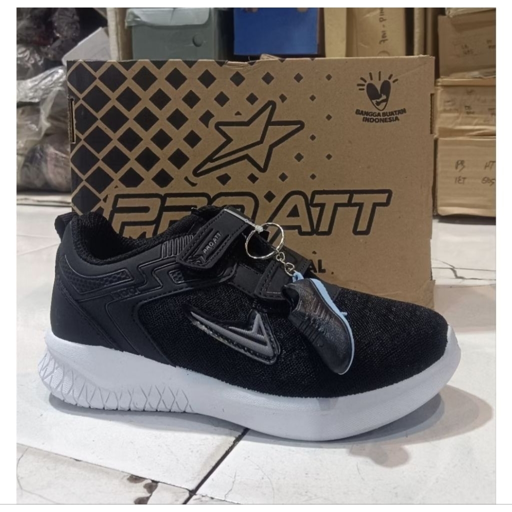 SEPATU SEKOLAH PAUD TK SD SMP PRO ATT ORIGINAL PA 700 V, SEPATU SEKOLAH ANAK