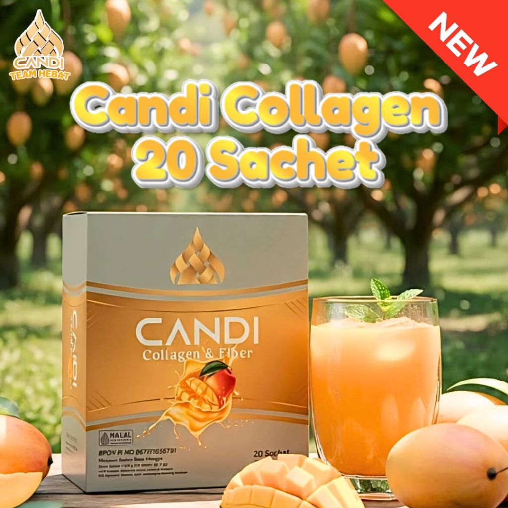 CANDI COLLAGEN FIBER MINUMAN PELANGSING PEMBLOKIR LEMAK DIET DETOX LEMAK PERUT BUNCIT MELANCARKAN BA
