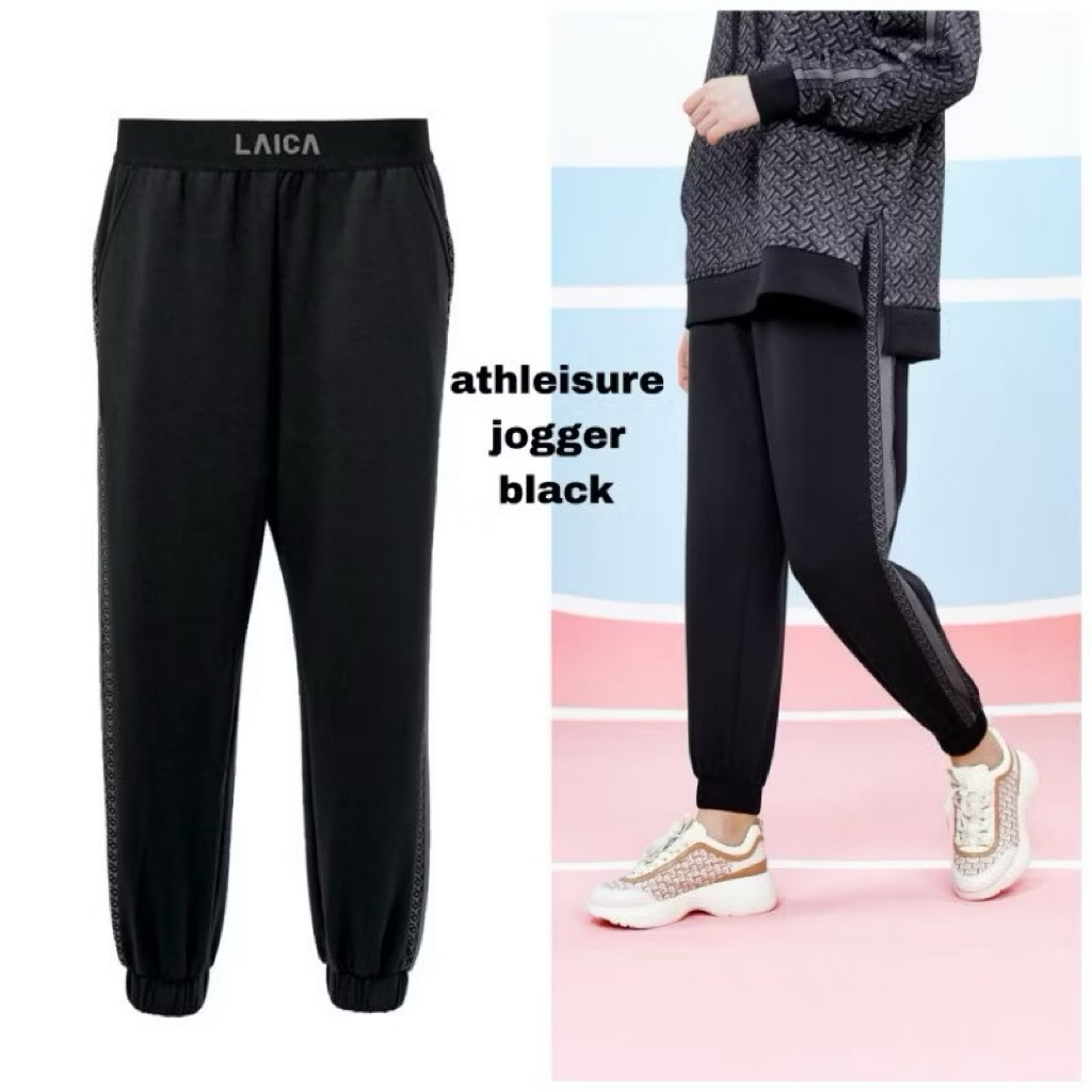 Preloved Jogger laica x buttonscarves Black S