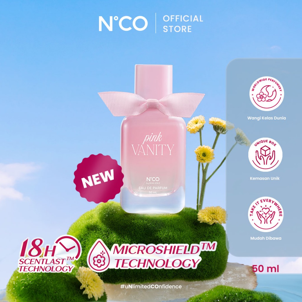 NCO Pink Vanity EDP - Eau De Perfume Parfum Wanita Wangi Tahan Lama 50ml