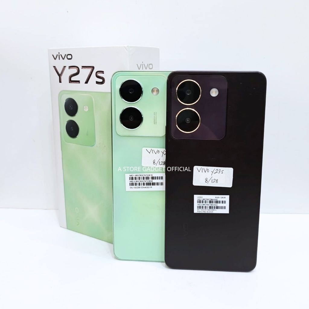 VIVO Y27s 8/128 SECOND FULLSET ORIGINAL