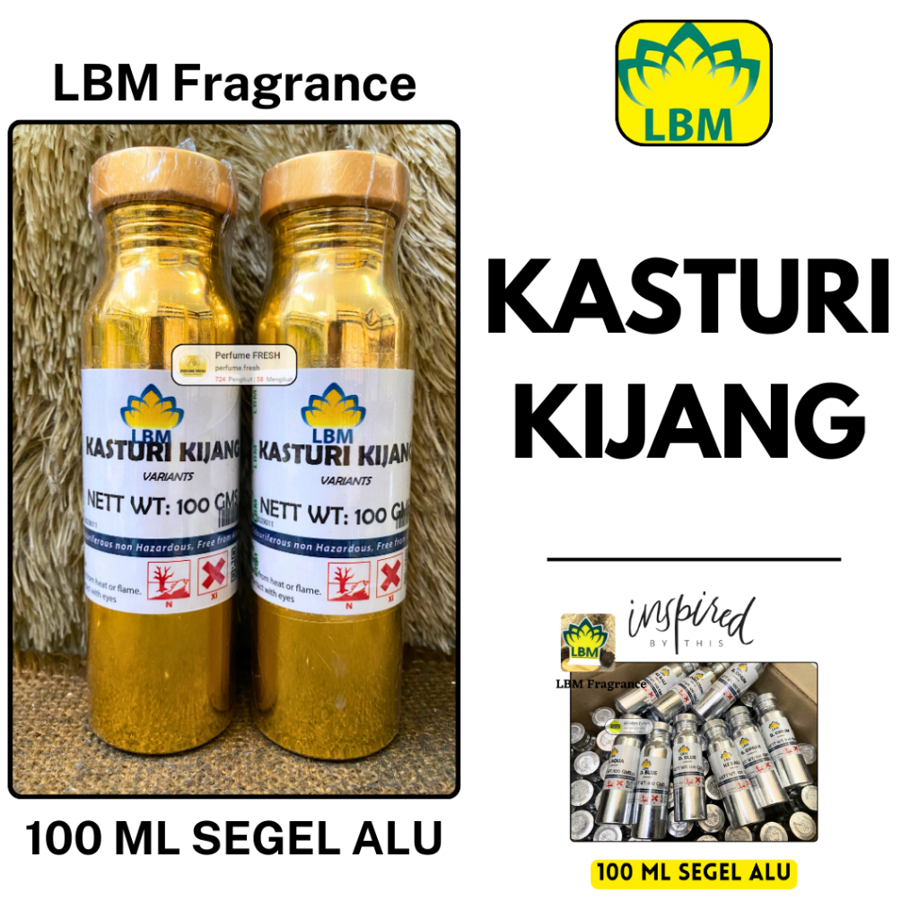 KASTURI KIJANG By LBM Fragrance ( SEGEL ORIGINAL 100 ML ) - Parfum Kasturi MURNI - Kasturi Kijang - 