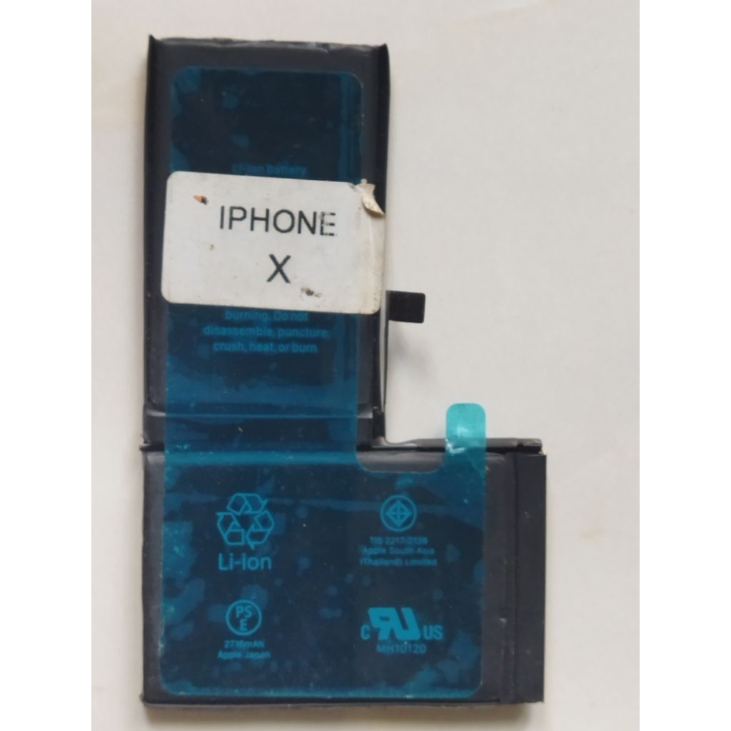 batre iphone x oem bekas
