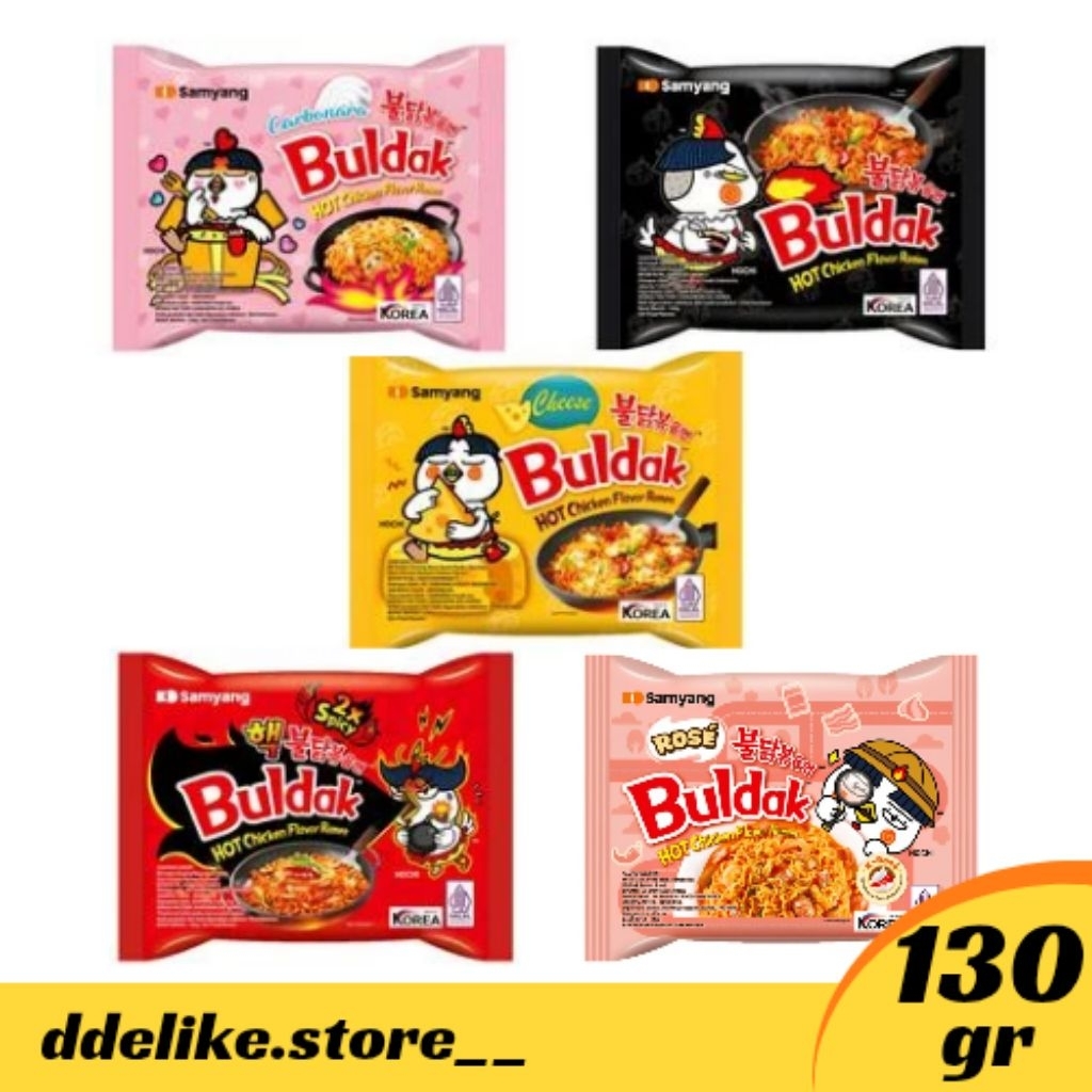 Mie korea HALAL | Samyang Green | Mie Buldak Hot Chicken Flavor Ramen