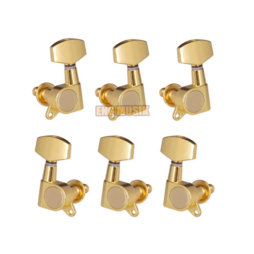 DRYER GITAR ELEKTRIK AKUSTIK R3-L3 WARNA GOLD AG652 / ACOUSTIC GUITAR TUNING PEGS (SC2815)