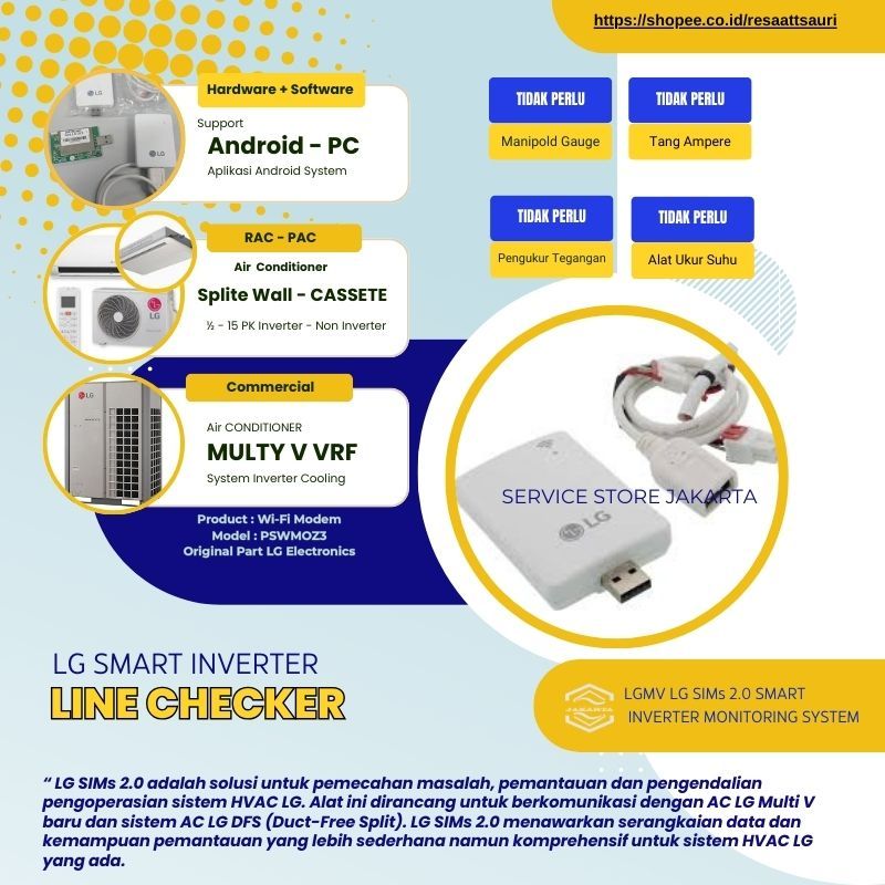 Line Checker LG SmartPhone Inverter Android