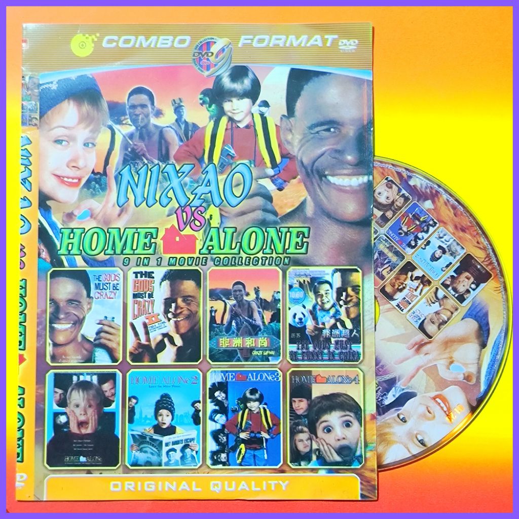 Kaset Film Barat Komedi Koleksi Nixao - Home Alone Pilihan Terpopuler 8in1 Teks Indonesia