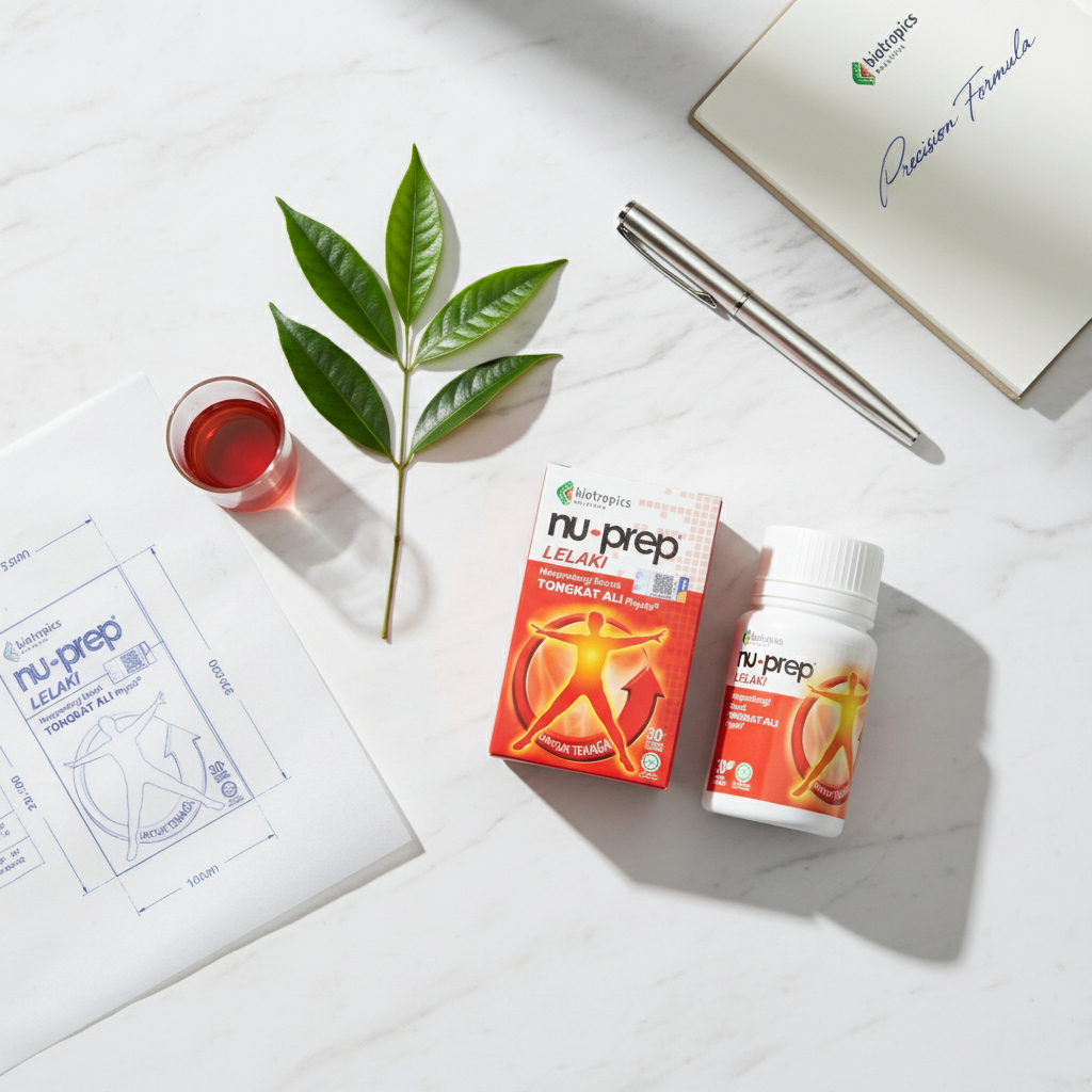 Suplemen | Suplemen Kesehatan Tubuh | Nu Prep - Ekstrak Akar Tongkat Ali (30 Kapsul)