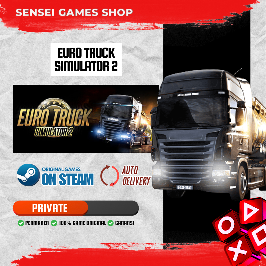 [BONUS GAME STEAM] Euro Truck Simulator 2 (Sharing With Resident Evil 4 Remake) / AUTO DELIVERY / ST