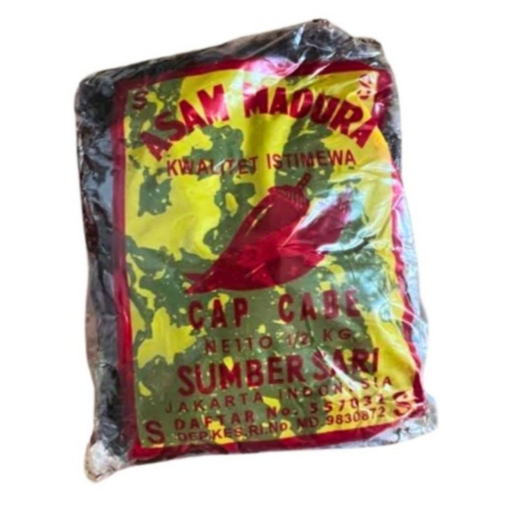 Asem madura/asem jawa cap cabe 500g tanpa biji