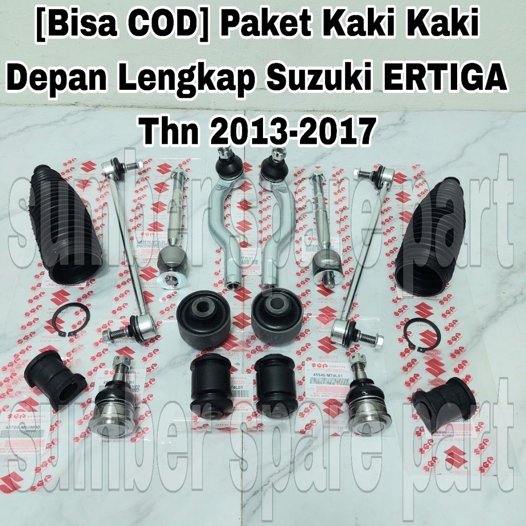 [Paket Komplit] Kaki Kaki Depan Suzuki Ertiga Thn 2013 Sampai 2017 Ori Japan Dengan Bonus Boot Steer