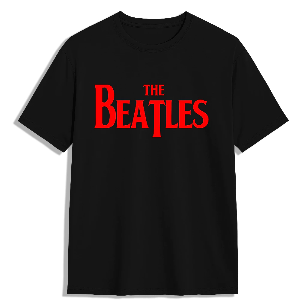 Kaos Band The Beatles - Kaos Pria Kain Katun Premium Cotton Combed 24s