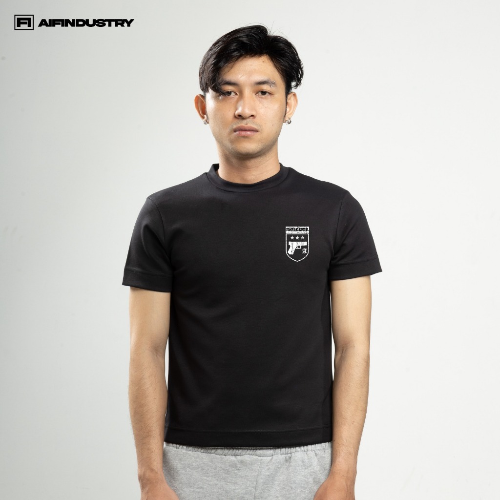 AIFindustry - Fitted Tee ''A Shield" Regular Fitted Tee