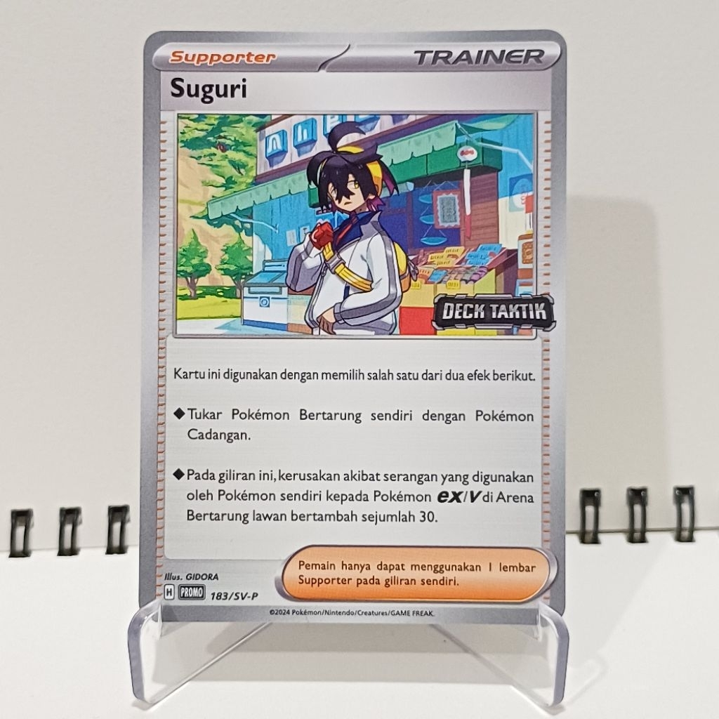Suguri Promo Deck Taktik - Supporter - Kartu Pokemon TCG Indonesia - Scarlet & Violet Promo | 183/SV