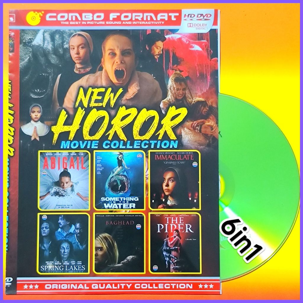 Kaset Film Barat Koleksi Horor Dan Thriller 29 Seleksi Pilihan Terbaru Teks Indonesia 6in1 HD