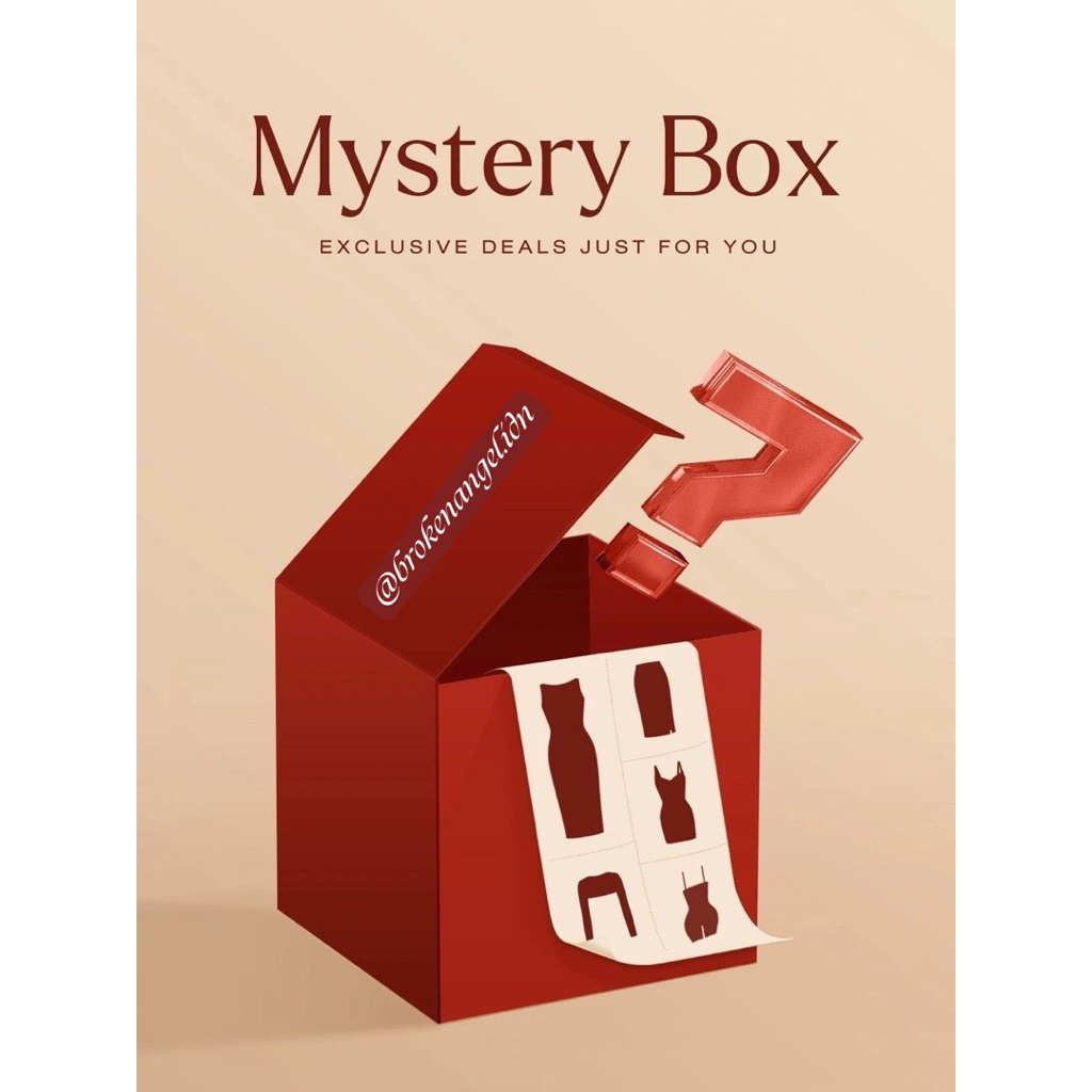 Mystery box pakaian bundle giveaway paket one set camisole tshirt unik jaket grunge coquette y2k 200