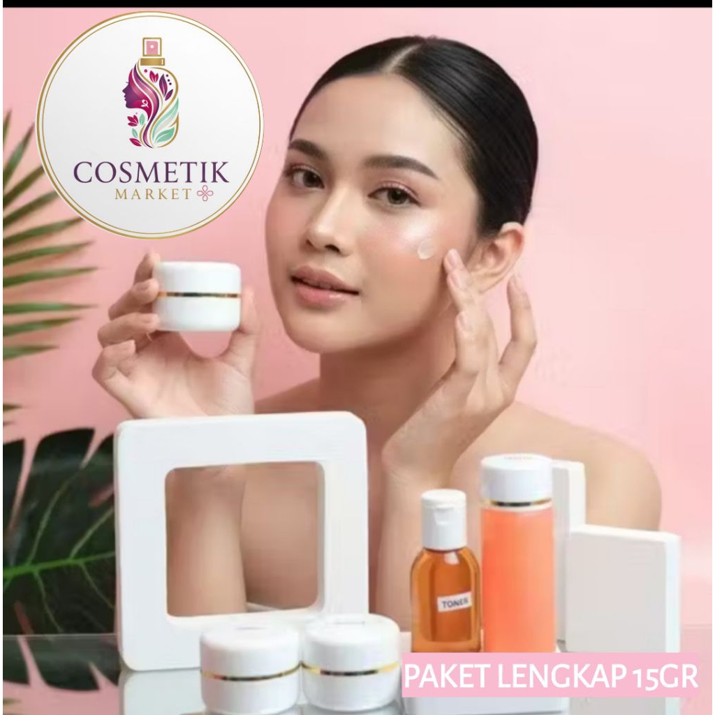 hanasui skincare reguler original paket glowing jerawat dan flek