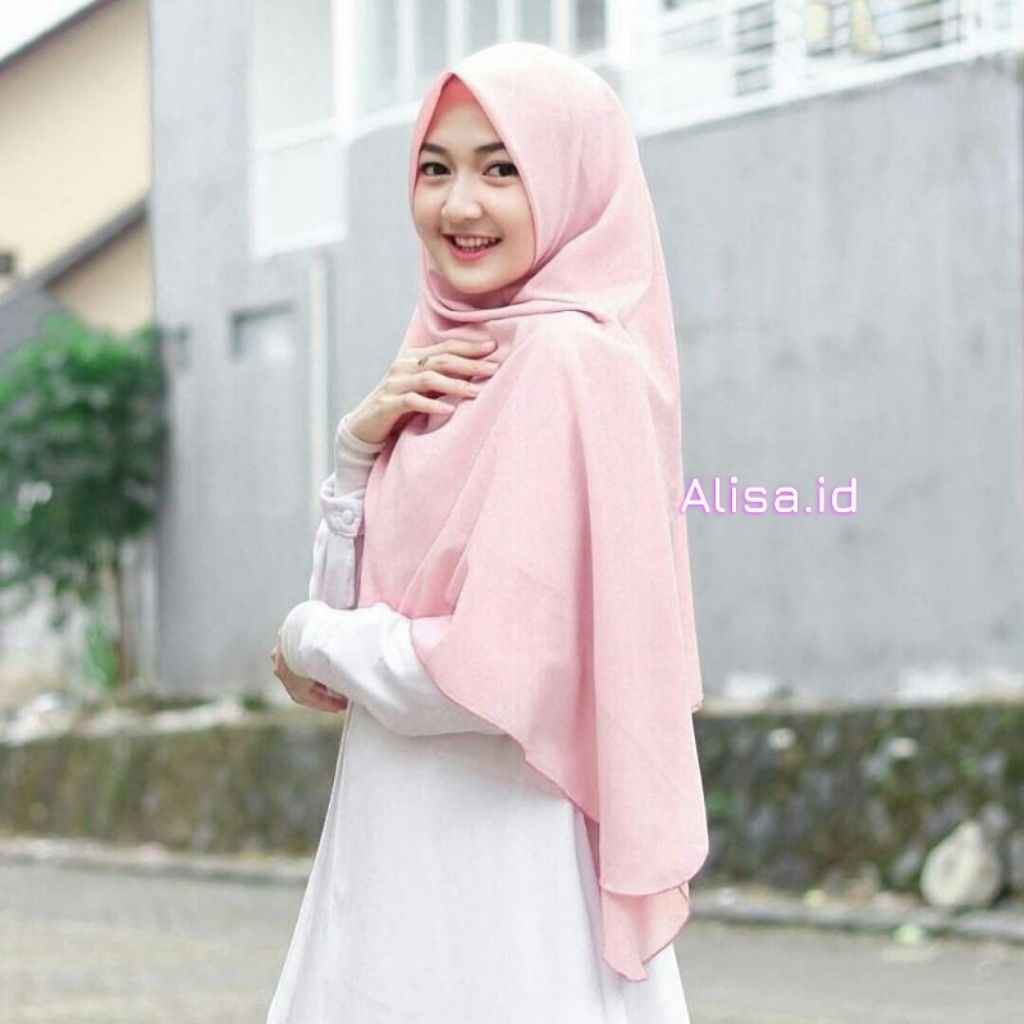 JILBAB / HIJAB SEGI EMPAT SYAR'I 130X130 CERUTI BABYDOLL PREMIUM
